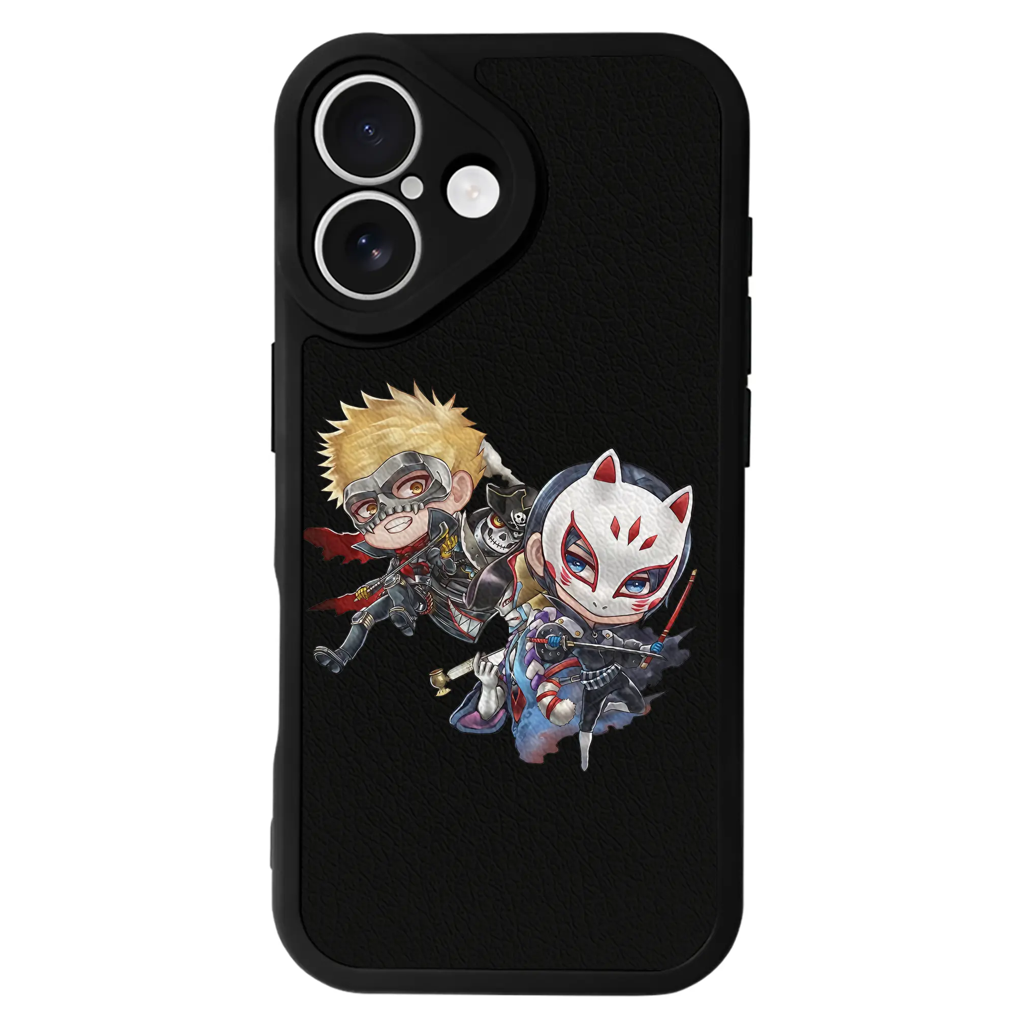 ペルソナ グッズ,坂本竜司 - IPhone 16シリーズ対応 ・ シリコンスマホケース ・ レザー調 ・ 高精度フィット ・ 耐衝撃 ・ ワイヤレス充電対応 ・ 精密カット